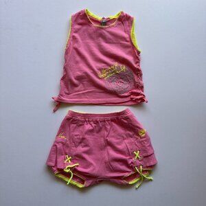 Versace Young 18M Baby Girls' Top and Shorts Set
